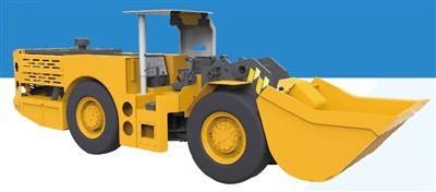 Máy cạp khai thác dưới lòng đất 1m³